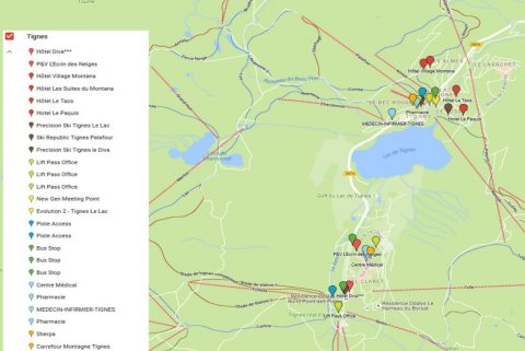 tignes-village-map